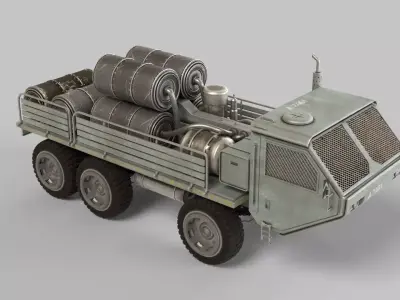 Bomb truck 3D model