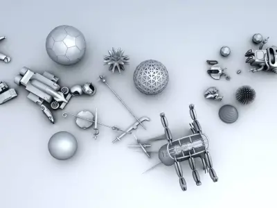 Playground C4D 3D model