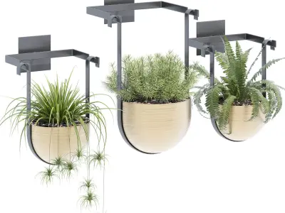 Benton hanging pot 3D model