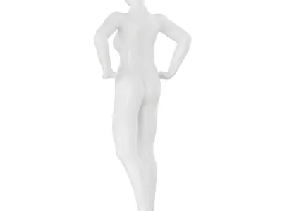 Full Figure Female Mannequin 92 3D model