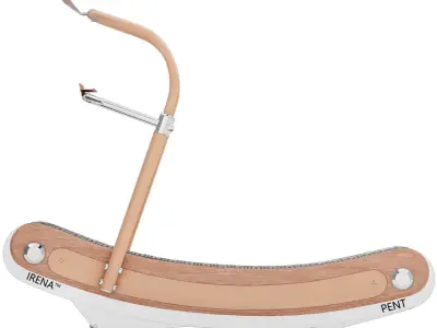 pent irena luxury premium curve manual treadmill 3D model