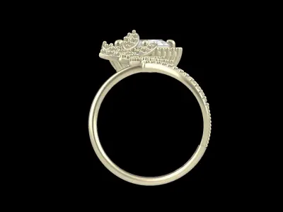 Radiant 6x8 Ring 3D print model