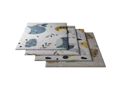 Rug Set 07 3D model