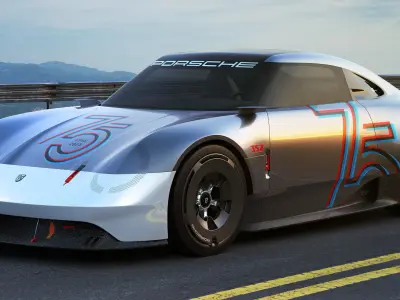 Porsche 357 Vision Concept 2023 3D model