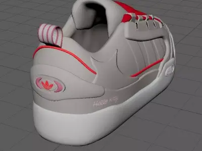 Adidas x Hello Kitty 3D sneakers Low-poly 3D model