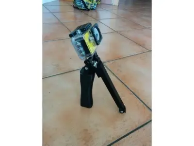 Gopro selfie 3way stick mount 3D print model