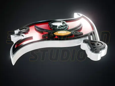 Tampa Bay Buccaneers logo - Cinematic - 3D print 3D model