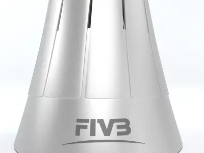 Volleyball World Championship Cup Trophy low poly Low-poly 3D model