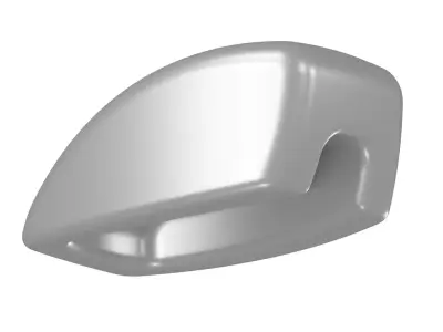 Titanium Motorcycle Fuel Tank 3D model