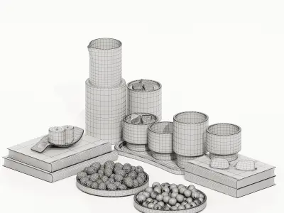 Decorative set 11 3D model order