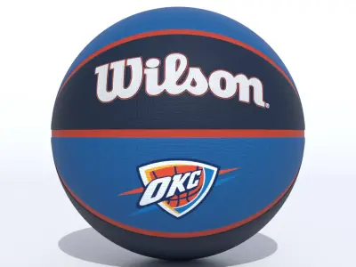 Wilson Oklahoma City Thunder Basketball 3D model