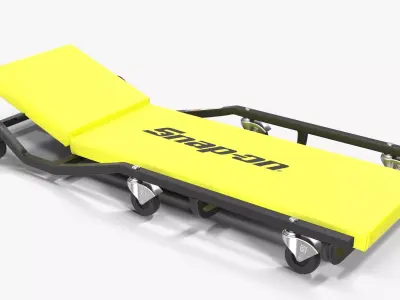 Car Creeper Yellow JCW65R Low-poly 3D model