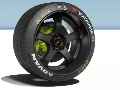 Work Meister Wheel 3D model