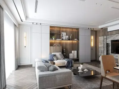 Modern living room  3D model