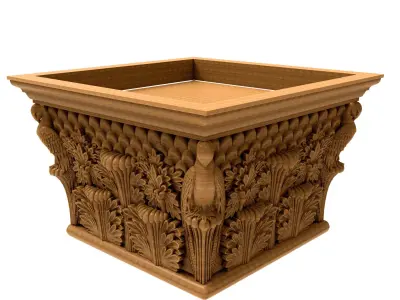 Column Capital 3D Model 3D model