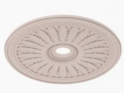 Classic Ceiling Medallion 20 3D model