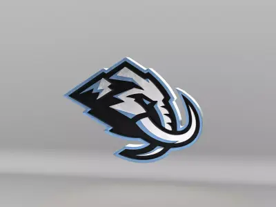 NHL Utah Mammoth Team Logo 3D model