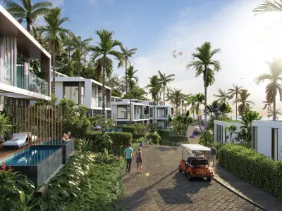 Tropical Villa Model 3D model