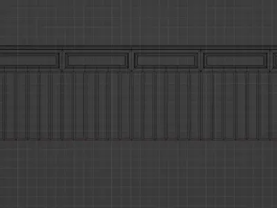 Wall Partition for your interior Low poly v6 3D model