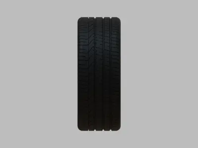 Miniature Enkei PDC Rim and Tire - 3D Print - No Textures 3D print model