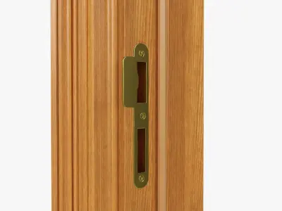Door classic 09 3D model