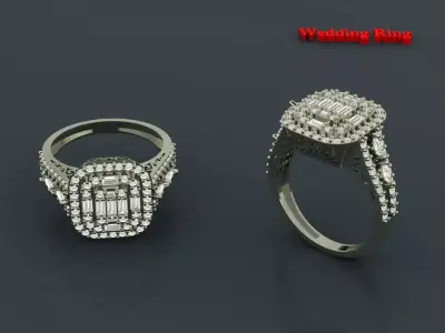 Wedding Ring for Women 3D print model