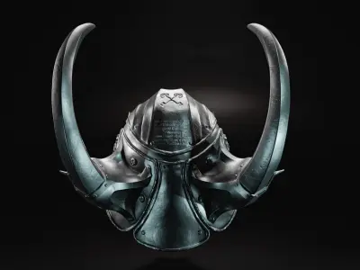 Fantasy Helmet I 3D print model