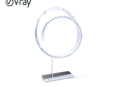 Modern Art Sculpture Model Pack Low-poly 3D model