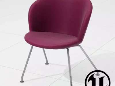 PlusHalle Capri Multi Chair UE4 Low-poly 3D model