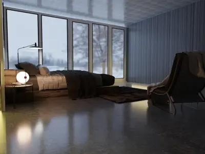 LUXURY BEDROOMS 3D model