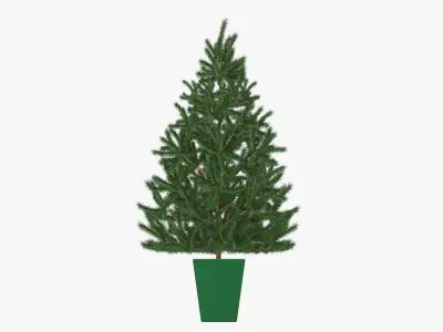 Fir tree artificial 04 3D model