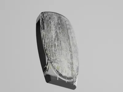 Bicycle lamp 3D print model