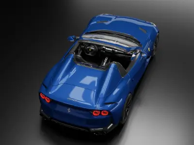 2023 Ferrari 812 Superfast 3D model