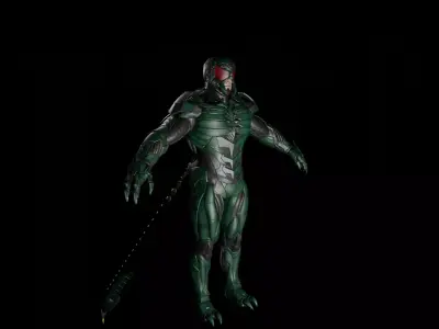 Marvels Spider-Man The Scorpion Free 3D model