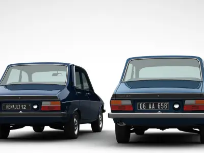 Renault 12 TX - TS Pack 3D model