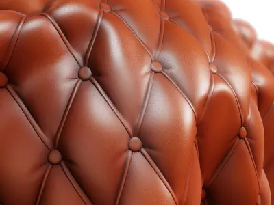 Chesterfield Leather - PBR - 14 Colors - 4K - PNG Texture