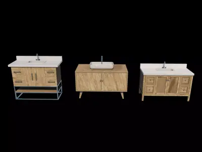 Unit Sink set 3D model