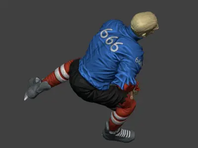 Eddie at Hockey 3D print model