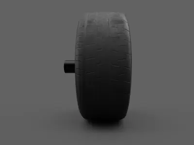 Car Wheel Game Ready Low-poly 3D model purchase