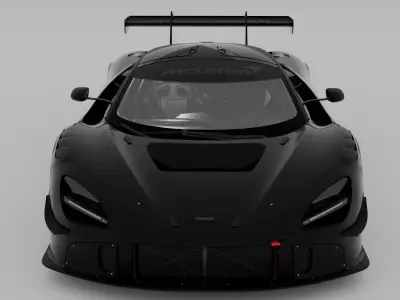 McLaren 720S GT3X 3D model purchase