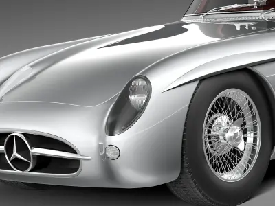 Mercedes-Benz 300 SLR 1955 3D model