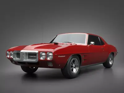 1969 Pontiac Firebird 400 3D model