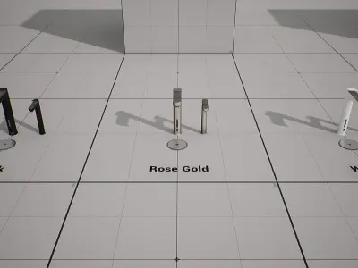 SAMSUNG - BESPOKE Water Purfier Low-poly 3D model