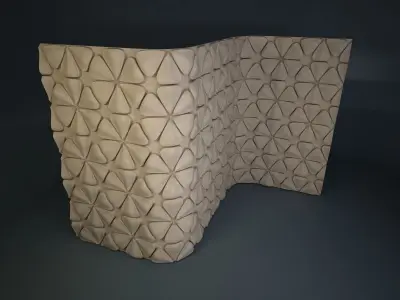 04 FRANGIPANI RELIEF Low-poly 3D model