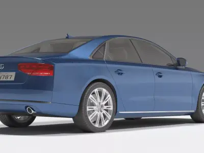 Audi A8 3D model from CGTrader