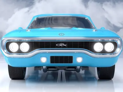 Plymouth GTX - 1971 3D model