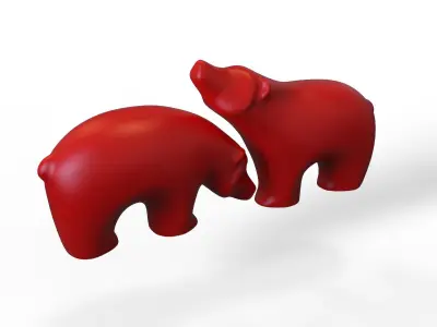 bear decor 3D model