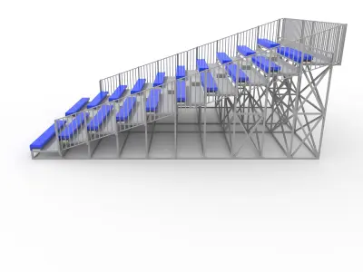 Bleachers 58 3D model