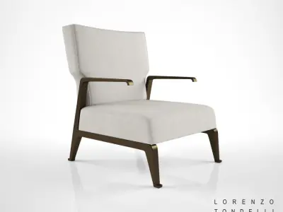 Lorenzo Tondelli Rea Armchair  3D model