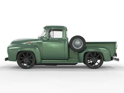 Pick Up 1956 Stock  3D model